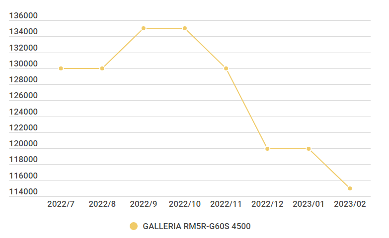 GALLERIA RM5R-G60Ssuii