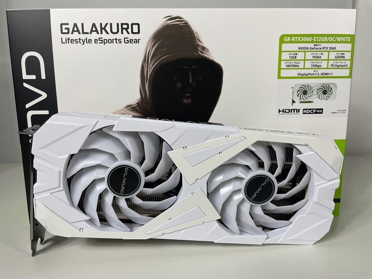 GEFORCE GK-RTX3060-E12GB/OC/WHITE グラボその他