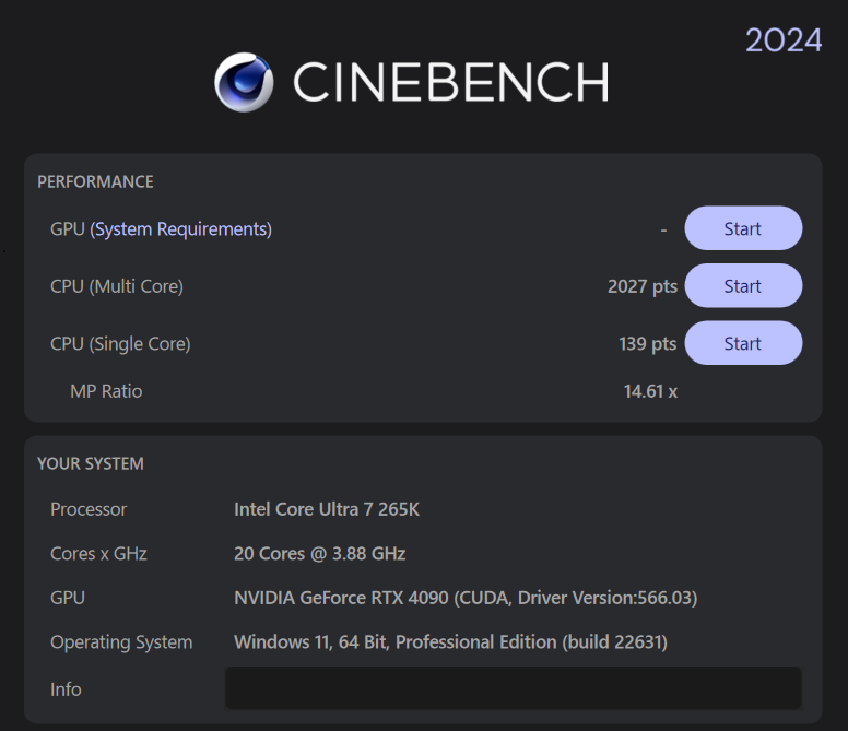 Core Ultra 7 265K-cinebench2024-250w