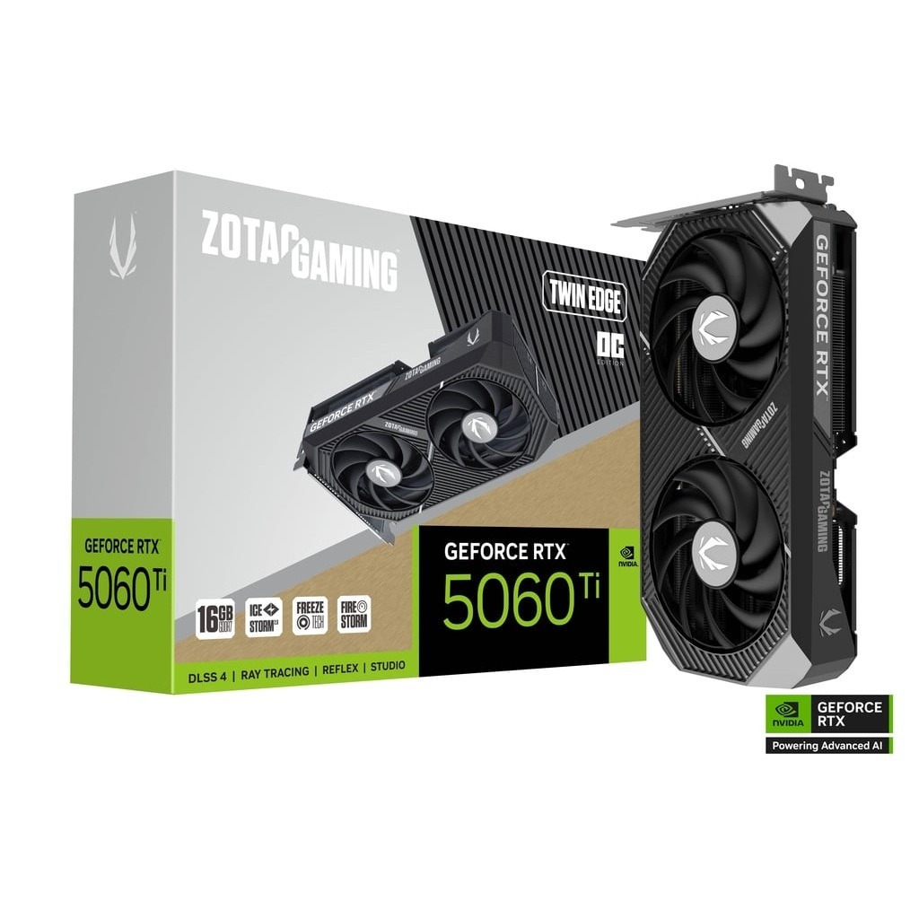 ZOTAC GAMING GeForce RTX 5060 Ti 16GB Twin Edge OC