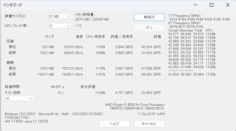 Ryzen 5 4500-7zip