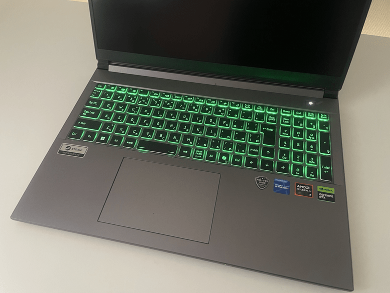 GALLERIA XL7R-R56-6Akeyboardcolor
