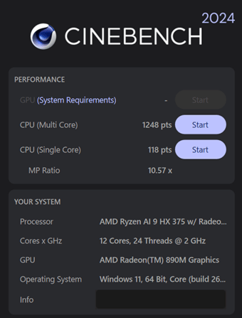 OMEN MAX 16-cinebench2024