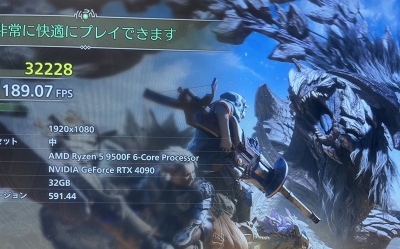 Ryzen 5 9500Fmonsterhunter